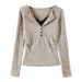 Women's Clothing Long Sleeve Lace T-Shirt Women's Slim Fit V-Neck High End Shoulder Top For Autumn Winter New Style_ecoleips.com