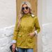 Detachable Hood Windbreaker Jacket For Women – Lightweight Raincoat In Burgundy/Olive Green/Lavender/Navy/Mustard/Black/Grey/Deep Blue_ecoleips.com