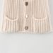 Aria Basics European And American Style For Women, Casual Loose Cardigan, Fashionable Versatile Vest Top, Sleeveless Knitted Sweater_ecoleips.com