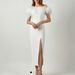 Women's Clothing One Shoulder Evening Dress Feather Lady Dress Banquet Temperament Long Skirt_ecoleips.com