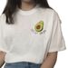 European And American Cross-border Foreign Trade Wholesale Clothing Cute Avocado Round-neck Plus-size Short-sleeve_ecoleips.com