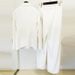 Women's clothing fashion new heavy beaded diamond one-button suit jacket wide-leg pants suit two pieces_ecoleips.com