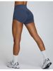 K Peach Butt Lifting Yoga Shorts For Women, High Waist Wrinkled Tight Fitness Shorts, Quick Drying Three Point Sports Shorts_ecoleips.com