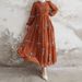 Women's Clothing Middle East Muslim New Solid Color Embroidered Belt Fashion Elegant Dress_ecoleips.com