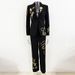 2026 Early Spring New Style Celebrity Fashion English Letter Embroidered Sequin Suit Jacket And Trousers Set (Two Pieces)_ecoleips.com
