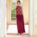Elegant Sexy Long Evening Party Dress Sleeveless Lace Patchwork Slim Fit Formal Gown For Women Dinner Party Wedding Event_ecoleips.com