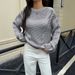 DiYun European And American Casual Simple Knitted Long-Sleeve Sweater For Women 2025 Autumn/Winter_ecoleips.com