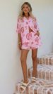 Women's Casual Fashion Linen Shirt And Shorts Set European American Style_ecoleips.com
