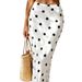 Summer Polka Dot Print Bodycon Skirt Slim Sexy Midi Women's Clothing European And American Style in Stock_ecoleips.com