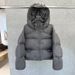 Women's Clothing White Duck Down Short Down Jacket Puffer Down Jacket Women's Short Puffer Jacket - Ultra-Warm Duck Down Coat With Hood For Winter_ecoleips.com