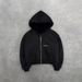 Cross-Border European And American 2025 Autumn Winter New Leopard Print Hoodie Reversible Zipper Loose Sweatshirt_ecoleips.com