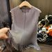 European American Women's Clothing Tops, New Summer Style, Elegant And Fashionable, Versatile, Slimming Dragon Scale_ecoleips.com