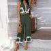 DiYun 2025 Spring/Summer European And American Casual Vacation Bohemian Geometric Color-Block Pants_ecoleips.com