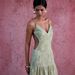 Elegant French Dress For Women Backless Jacquard Pleated Multi Layered Long Skirt Style Best Selling New Product_ecoleips.com