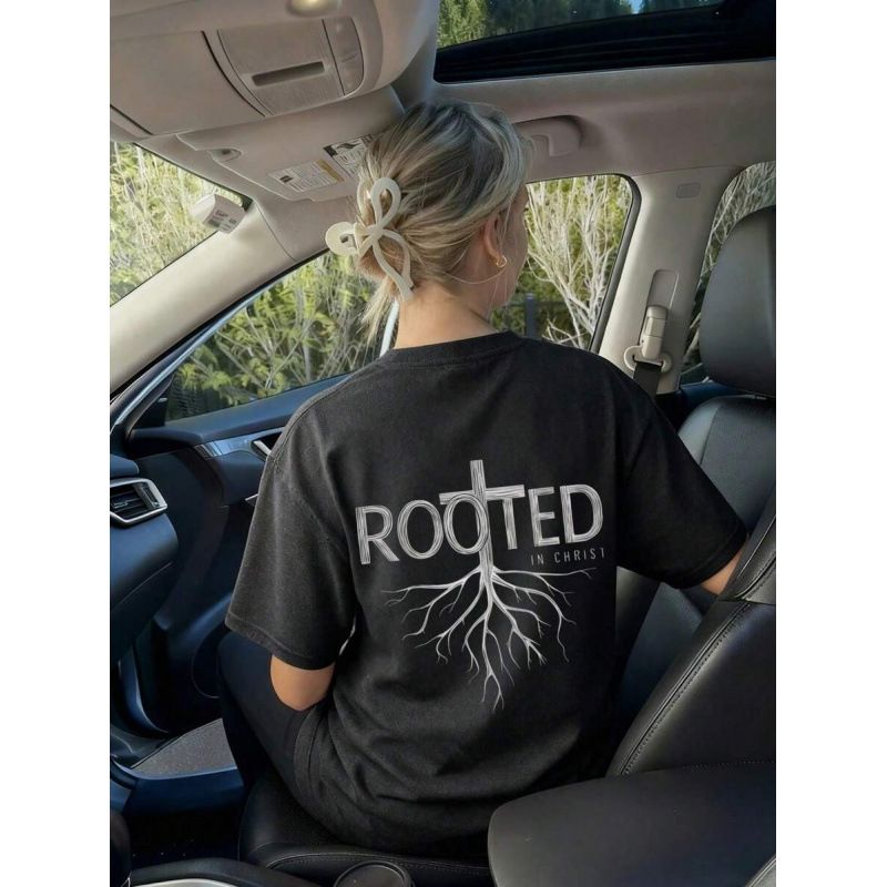 Women's Summer round Neck Short Sleeve T-Shirt Pure Cotton European Size 1 Pc_ecoleips.com