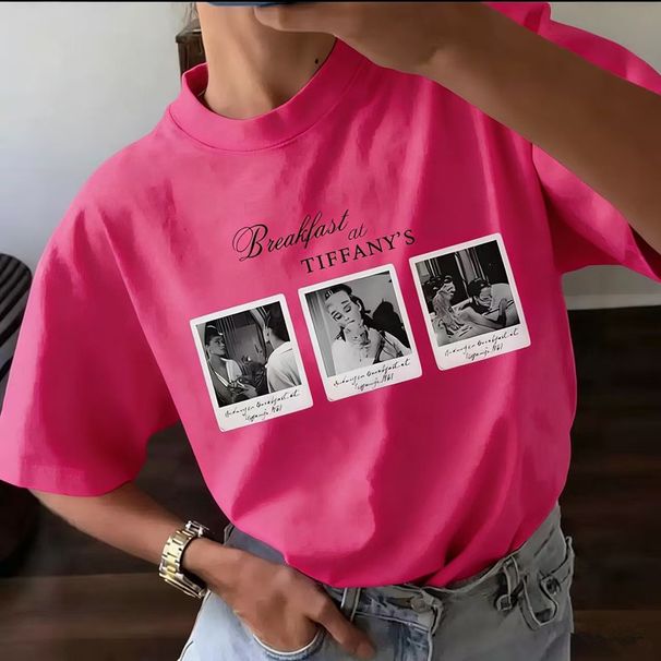 Short-sleeved T-shirts, Trendy Casual Wear 2025, Men's And Women's Couple Outfits, Foreign Trade Apparel, Fashionable_ecoleips.com