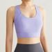 Women's Clothing High Strength Shock Proof Bra Nude Sports Underwear Women's Running Fitness Yoga Clothes One Piece Cup Large Size_ecoleips.com