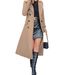 Trendy Double-Breasted Wool Coat For Women – Warm & Stylish Long Trench Coat In 8 Colors (S-Xxl, Slim Fit, Polyester Blend)_ecoleips.com