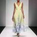 Women’s Flowy V-Neck Chiffon Dress – Floral Print, Sleeveless & Lightweight For Summer_ecoleips.com
