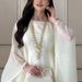 Modest Abaya Dress Plus Size Rhinestone Decorated Sheer Batwing Sleeve Long Robe For Women Middle Eastern Style Luxurious Polyester Dress_ecoleips.com
