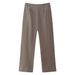 European American Cross-border Women's Clothing Wholesale: Minimalist Halter-neck Top And High-waisted Straight-leg_ecoleips.com