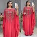 Arabic Clothing Foreign Trade Plus-size Women's New Abaya Dress, Loose-fitting, Heavy-duty Rhinestone Embellished Long_ecoleips.com