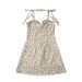 6035-24 Summer New European And American Style Lace Trim Printed Strap Sexy Casual Camisole Dress Short Skirt_ecoleips.com