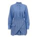 K Fashion Striped Skirt Set For Women's Clothing, New Style With Lapel And Long Sleeved Shirt, Commuting Two-piece Set_ecoleips.com