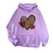 2025 New Women's Clothing Autumn And Winter Fleece-lined Printed Casual Versatile Top Long-sleeve Loose_ecoleips.com