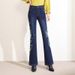 Women's Clothing High Waist Winter New Velvet Warm And Comfortable Bell Bottom Pants Embroidered Large Size Jeans_ecoleips.com