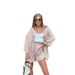 Casual Temperament New Women's Clothing Solid Color Cardigan Breasted Top Fashion Shorts Two-piece Set_ecoleips.com