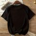 Factory Direct Sales Short Sleeve 200g Heavyweight Printed Pure Cotton Round Neck Loose T-Shirt In Stock_ecoleips.com