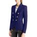 New Women's Autumn And Winter Mini Thousand Bird Grid Suit, Fashionable Short Style Double Breasted Jacket_ecoleips.com