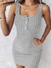 K Dress Jacket Two-piece Set Sexy Slim Fit Solid Color Pit Stripe Vest Skirt Women's Clothing_ecoleips.com