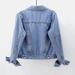 Spring And Autumn Denim Jacket, Women's Short Style, Slim Fit, Simple, Versatile Jacket, Washed Cardigan, Single Breasted Long Sleeved Top, Trendy_ecoleips.com