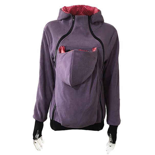 Women's Clothing Autumn and Winter Three in One Removable Baby Bag Mother Sweater Jacket Women's Clothing_ecoleips.com
