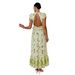 Women's Sexy Fashion Linen Ruffled Maxi Dress Long Elegant Gown for Women Casual Comfortable Summer Dress_ecoleips.com