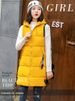 K Women's Cotton Vest; Medium-long Length; New Style; Fashion Hooded; Slim-fit; Plus Size. No Glasses Or Other Accessories_ecoleips.com