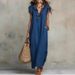 Boho Chic Flutter Sleeve Maxi Dress For Women - Flowy Summer Beach Dress With Elastic Waist_ecoleips.com