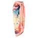 "Elegant Printed One-Piece Swimsuit With Chiffon Skirt – French Retro Style & Belly Covering Design"_ecoleips.com
