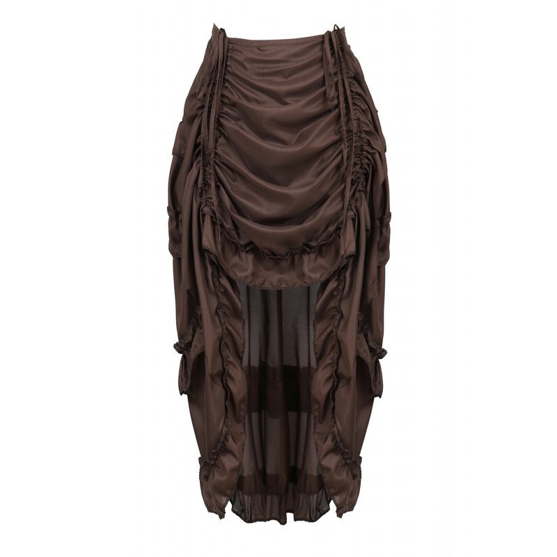 Summer New Pleated Midi Skirt For Women Style Simple Versatile Solid Color Dance Skirt_ecoleips.com
