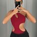 Voya Irregular Design Trendy Lingering Body Clothes For Women's Clothing, 2026 Spring/Summer New Collection: Conical Pants With Inner Comb_ecoleips.com