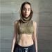 Aria Basics Aria Basics 2022 Autumn Fashion Trend Women's New Hooded Sleeveless Cropped Knitted Solid Color Inner Sweater_ecoleips.com