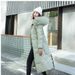 "Elegant Long Puffer Coat For Women – Knee-Length Winter Jacket With Faux Fur Trim (L-4XL, Slim Fit & Warm)"_ecoleips.com