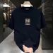 Men's Trendy Short Sleeved T-Shirt Round Neck 100% Pure Cotton Handsome And Stylish Exclusive For Adults_ecoleips.com