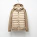 Pinghu Chixin Jacket New National Standard 90 Down Casual Patchwork Versatile Hooded Seamless Glued Men And Women_ecoleips.com