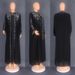 Arabic Muslim Dress With Rhinestones, Chiffon Stand Collar Dress, Middle East Dubai Robe 8841 Sweet Style_ecoleips.com