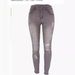 , , European And American Foreign Trade High-waisted Stretch Ripped Jeans For Women_ecoleips.com