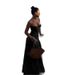Summer New Women's Sexy Beach Style Vacation Strapless Hollow out Solid Color Dress in Stock_ecoleips.com