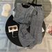 Women's Clothing Lazy Style Draped Wide Leg Pants Suit Women's Summer New Fashionable Slim-Fit Short Sleeved Two Piece Set_ecoleips.com